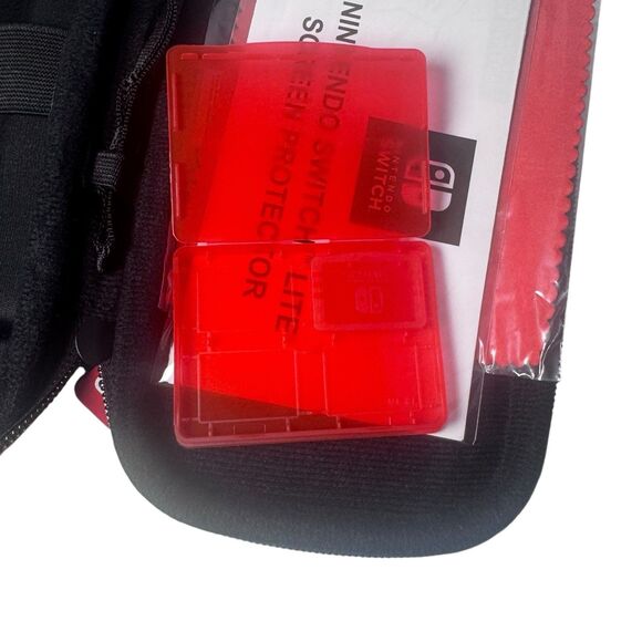 Nintendo Switch LITE Game Traveler Travel Carrying Case w/ Stand & Strap- Gray - Picture 14 of 15